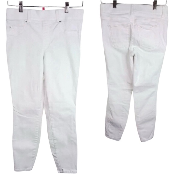 Spanx Large Petite White Pull On Jeans - Picture 9 of 9